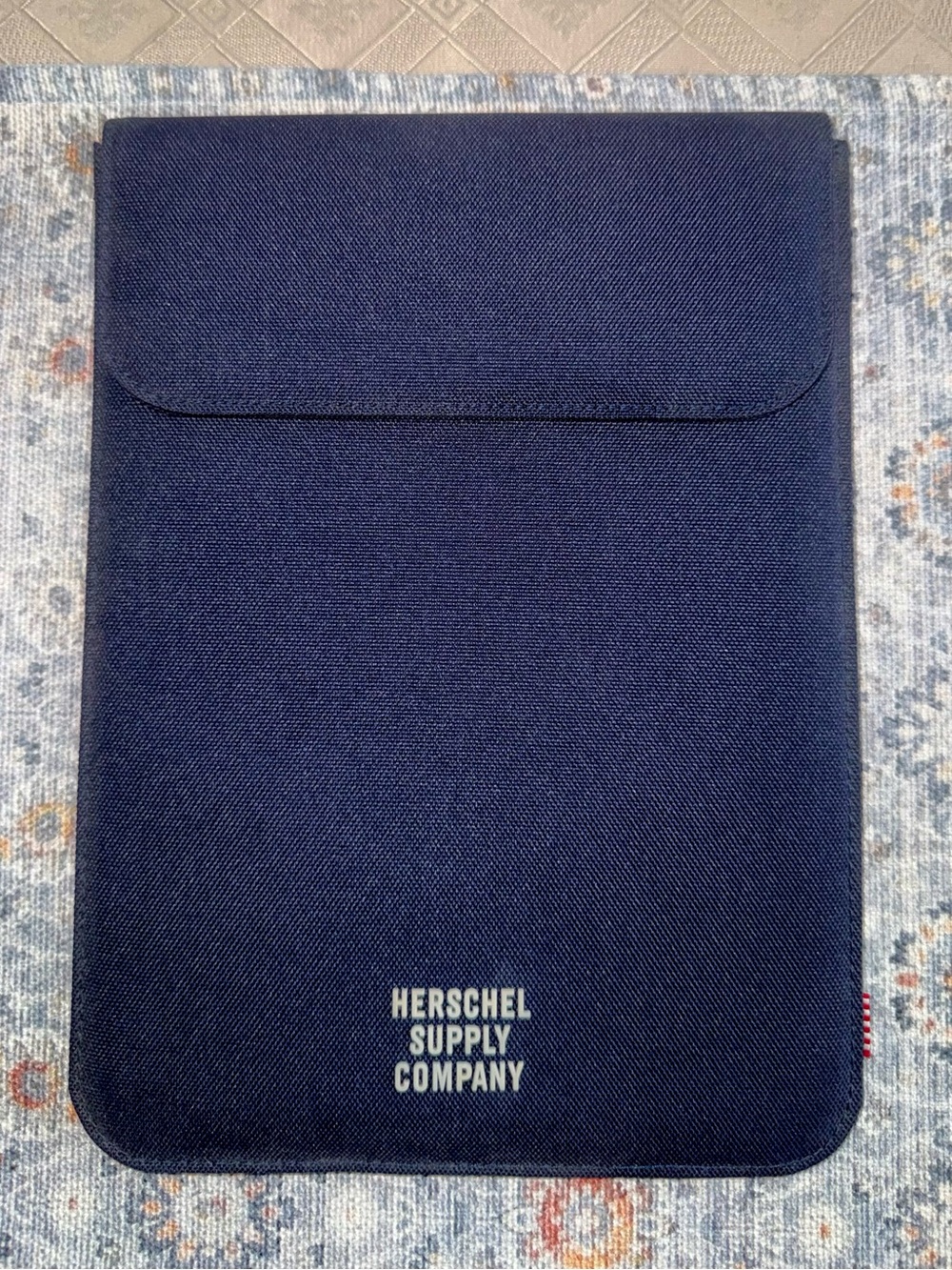 Herschel Supply Co. Spokane Tablet Sleeve Blue Padded Magnetic Snap Closure